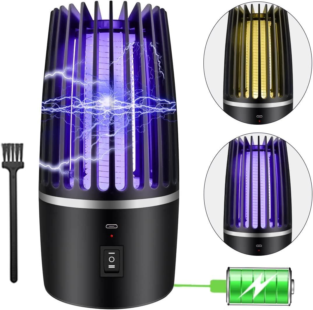 Electric Mosquito Killer Lamp USB Rechargeable Electric Repellent Zapper Trap Machine - Image 8
