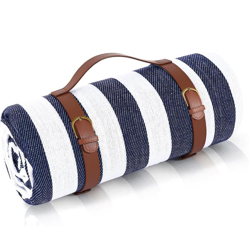 Outdoor Picnic Blanket Waterproof Mat Extra Wide Camping Tent Ground Sheet for Hiking and Outdoor Activities - Blue S - Image 1