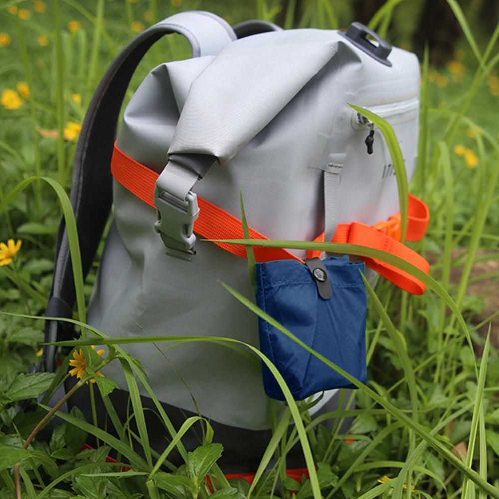 Foldable Inflatable Camping Seat Cushion Portable Seat Pad for Travel Outdoors Navy - Image 4