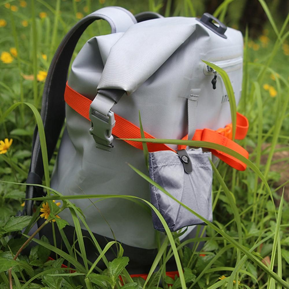 Foldable Inflatable Camping Seat Cushion Portable Seat Pad for Travel Outdoors Grey - Image 3