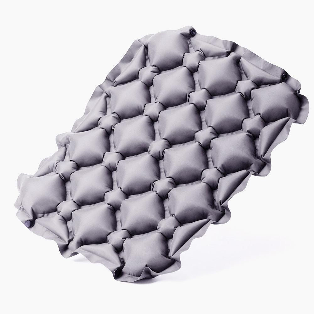 Foldable Inflatable Camping Seat Cushion Portable Seat Pad for Travel Outdoors Grey - Image 5