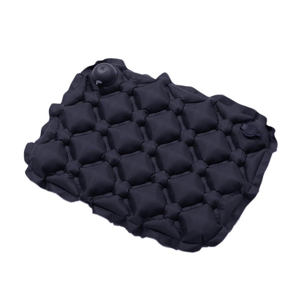 Foldable Inflatable Camping Seat Cushion Portable Seat Pad for Travel Outdoors Black - Image 7