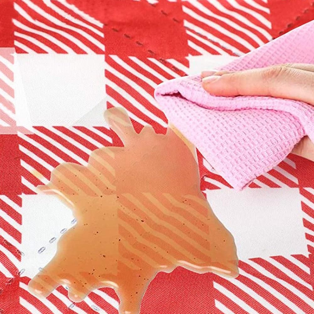 Foldable Picnic Mat Water-resistant Soft Camping Blanket Beach Outdoor Mat Red L - Image 3