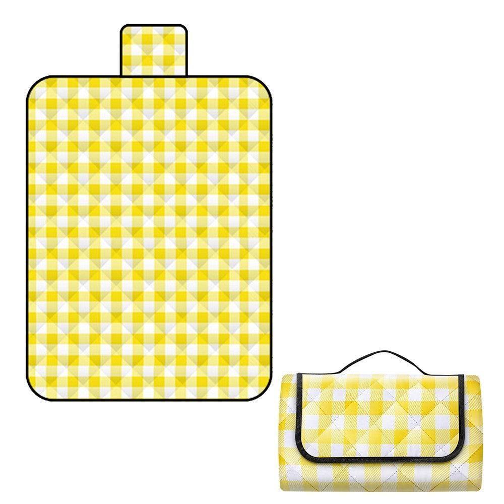 Foldable Picnic Mat Water-resistant Soft Camping Blanket Beach Outdoor Mat Red L - Image 5