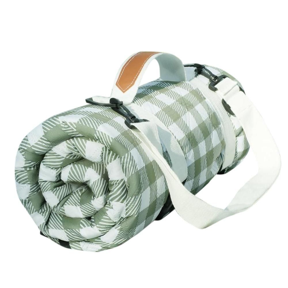 Waterproof Picnic Blanket Beach Outdoor Camping Mat Large Foldable Green - Image 5
