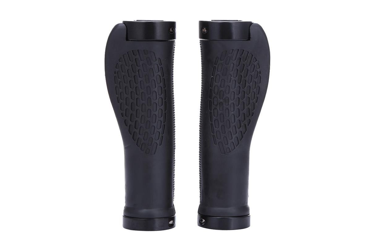 Cycling Lock-On MTB Ergonomic Mountain Bike Rubber Grips Bicycle Handlebar - Black - Image 2