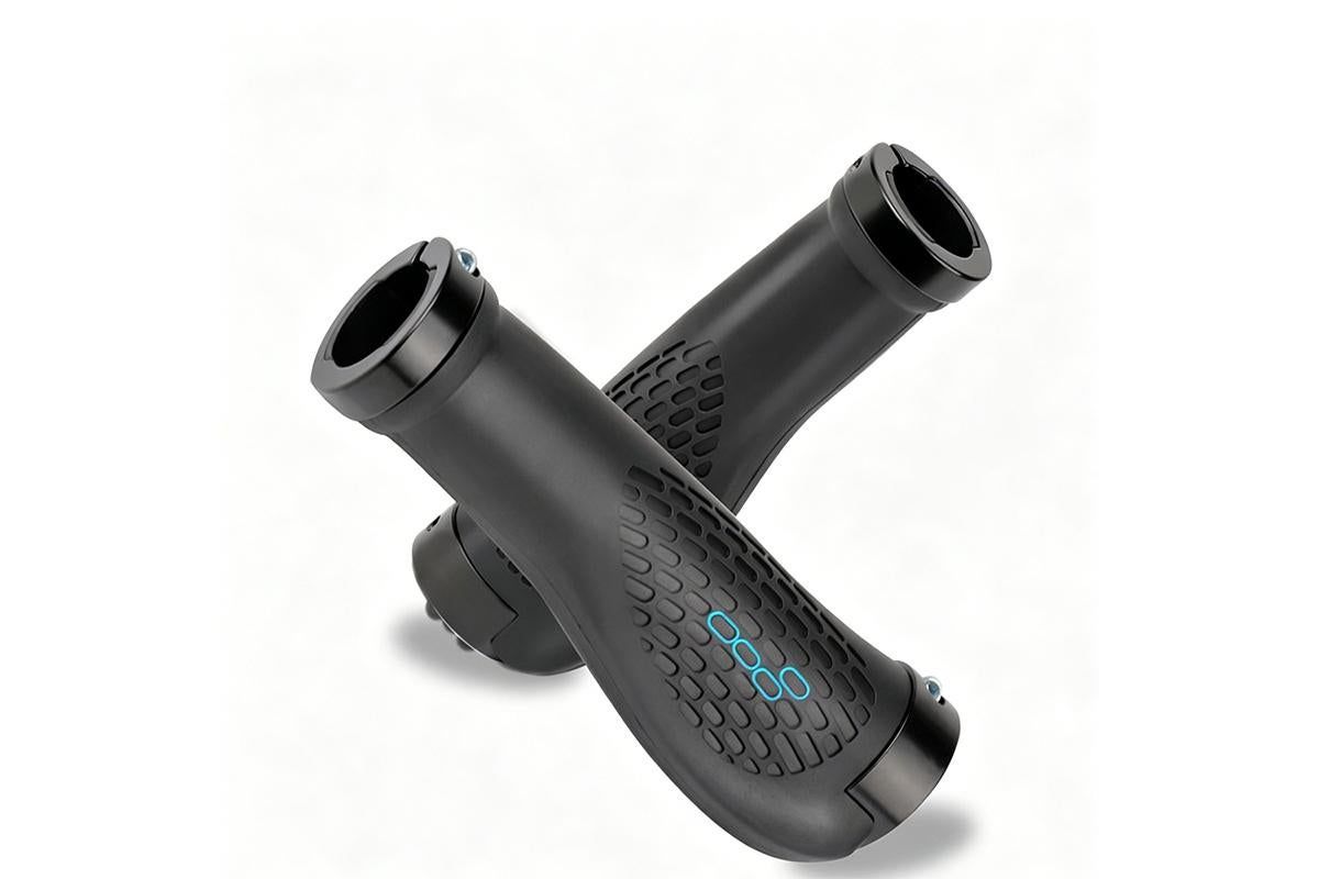 Cycling Lock-On MTB Ergonomic Mountain Bike Rubber Grips Bicycle Handlebar - Black - Image 3