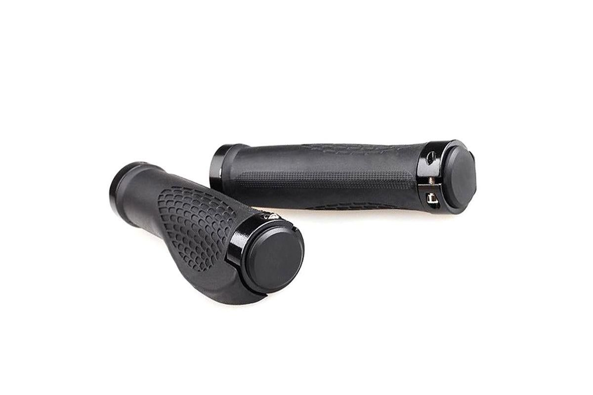 Cycling Lock-On MTB Ergonomic Mountain Bike Rubber Grips Bicycle Handlebar - Black - Image 6