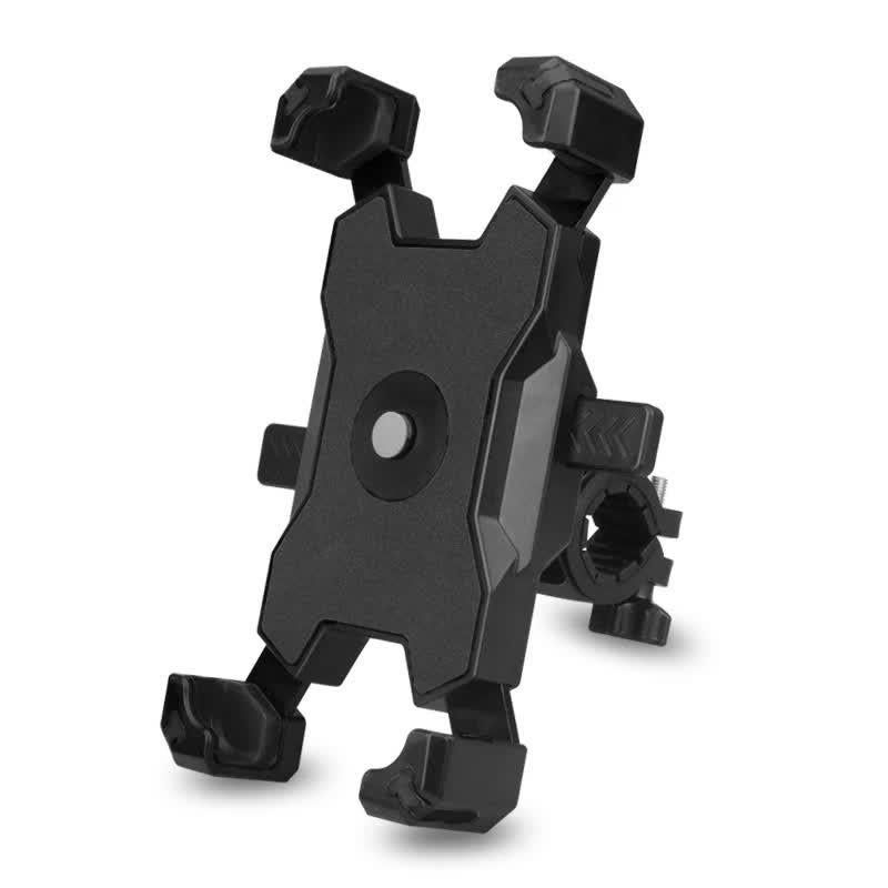 Black Secure Grip Bike Phone Mount Adjustable 360 Rotation Bicycle Handlebar Holder Universal Cradle For Mtb & Road Cycling Mounts & Holders - Image 1