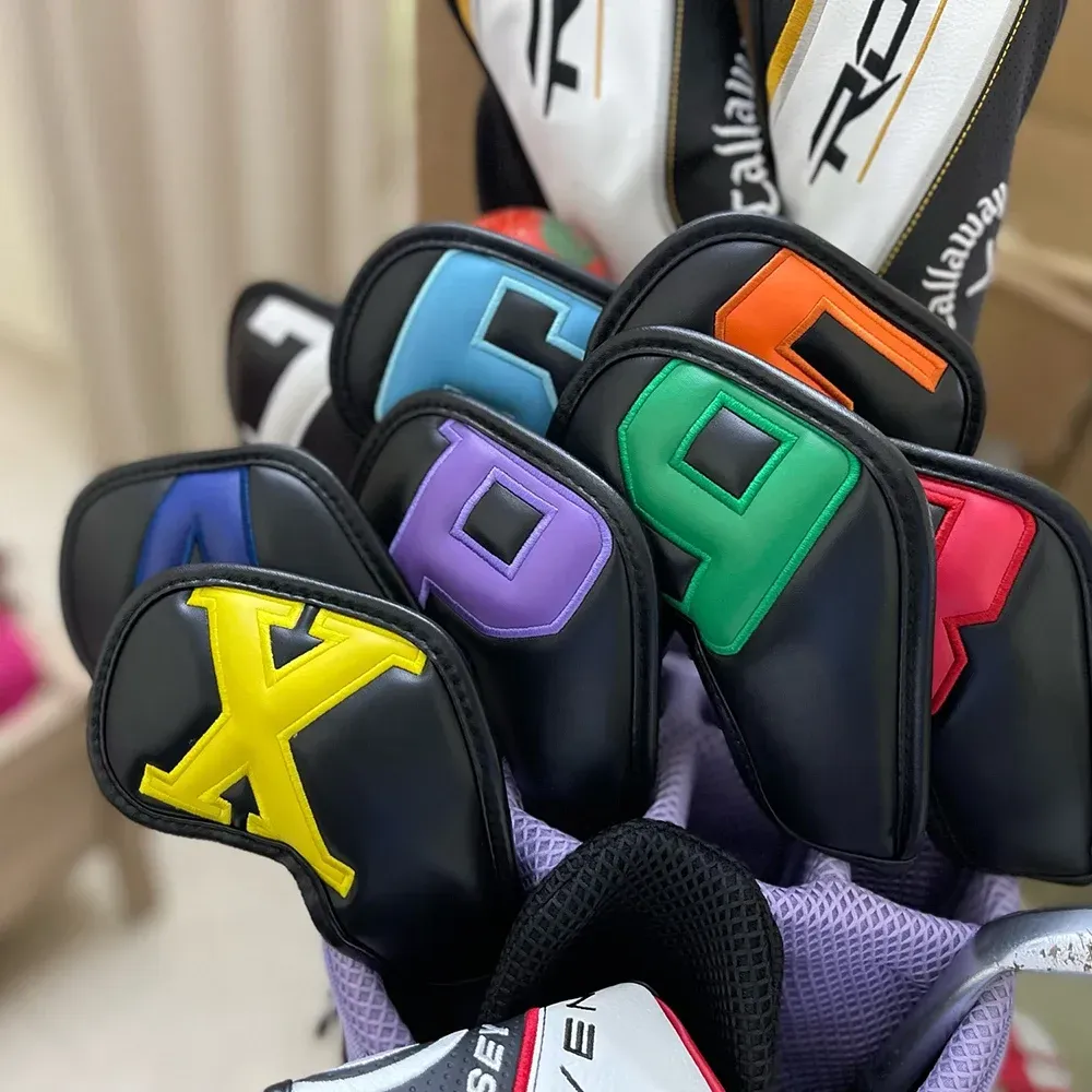 10PcSet Golf Iron Covers Golf Club Head Covers Wedges 4 - 9 - Image 5