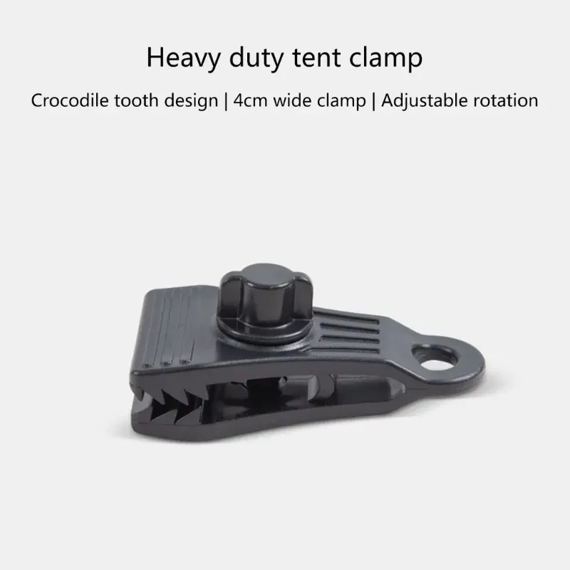 10Pcs Tarp Clips Lock Grip Tarp Clamps Pool Cover Clips Tent Fasteners Holder for Awnings Outdoor Camping - Image 2