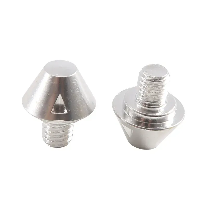 12 PCS M6 Football Shoe Replacement Spikes Studs For - Silver 8mm - Image 2
