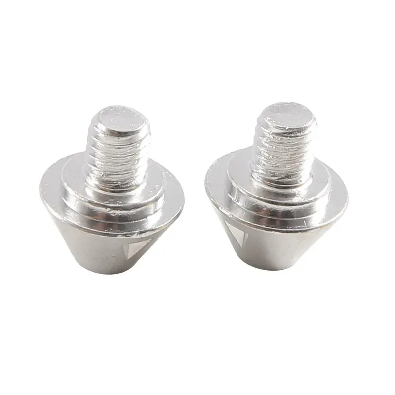12 PCS M6 Football Shoe Replacement Spikes Studs For - Silver 8mm - Image 5