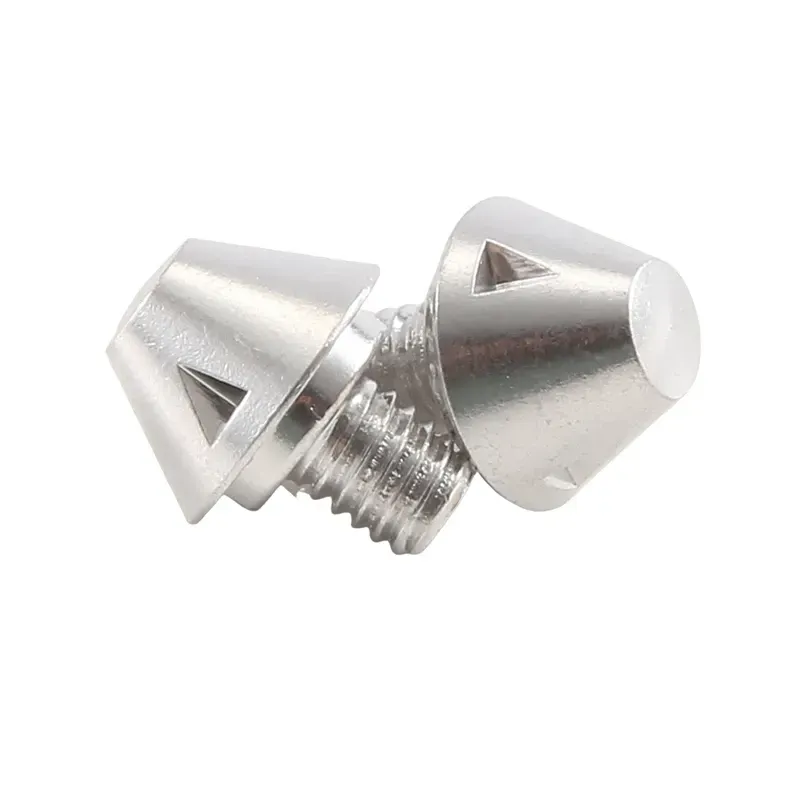 12 PCS M6 Football Shoe Replacement Spikes Studs For - Silver 8mm - Image 6