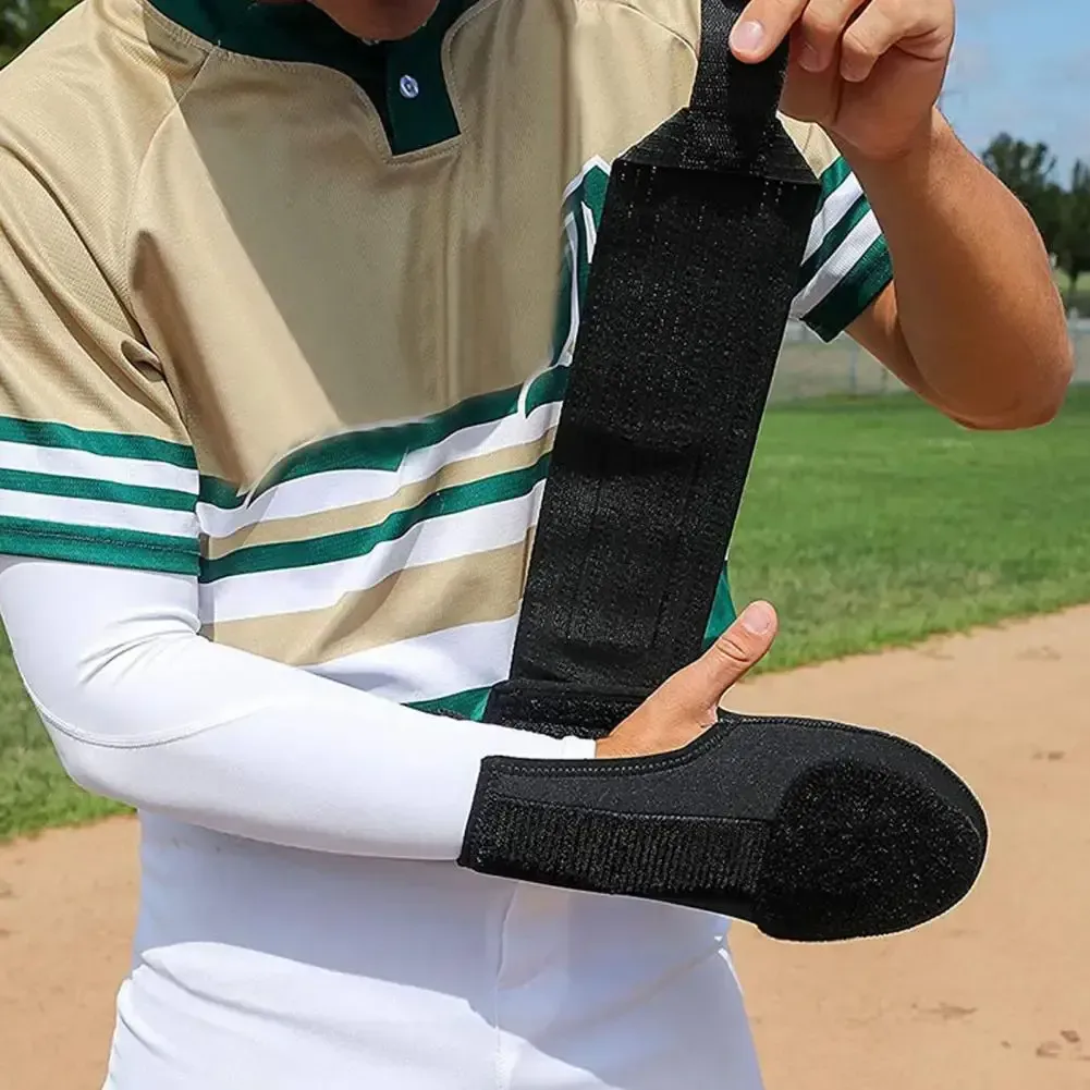 1Pc Baseball Softball Sliding Glove Wrist Protector Sport Supplies Adjustable Fastener Tape - Blue Right - Image 4