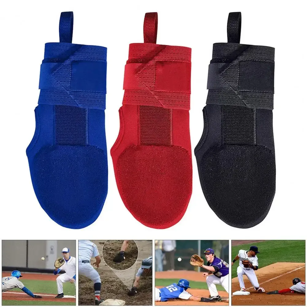 1Pc Baseball Softball Sliding Glove Wrist Protector Sport Supplies Adjustable Fastener Tape - Blue Left - Image 2