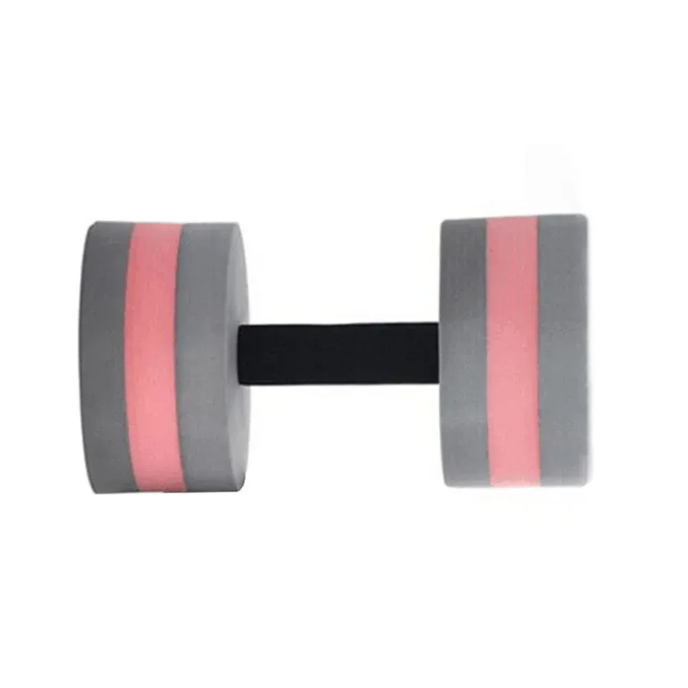 1PC Water Dumbbells EVA Floating Foam Dumbbells Aerobic Exercise Swimming Pool Resistance Fitness Tools - Gray - Image 4