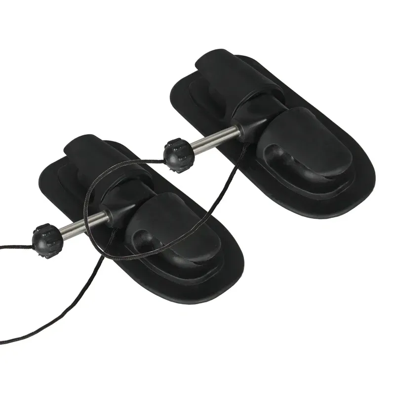 2pc Oar Holder Paddle Lock Support for Inflatable Boat Dinghy Raft Steel Beam Cross Paddle Hole 10mm All Direction - Image 1