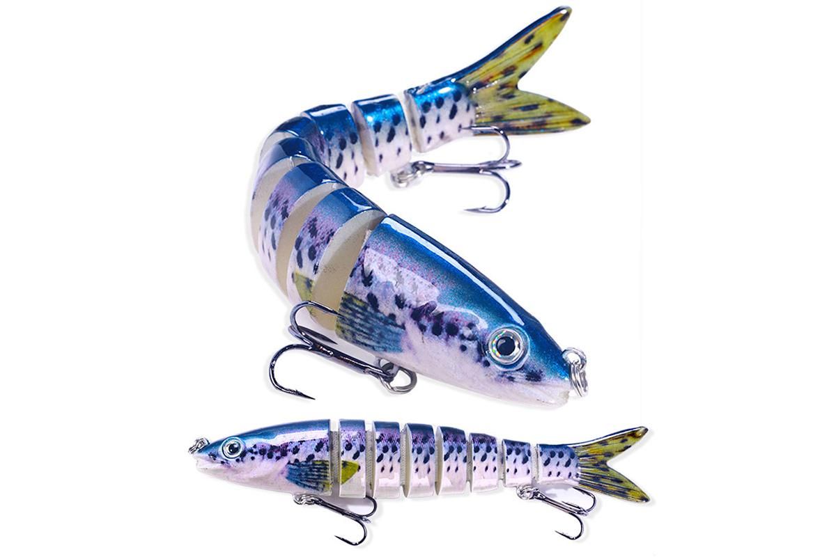 5 Pcs Jointed Fishing Lures Set Wobblers Swimbait Crankbait Hard Bait - Image 2
