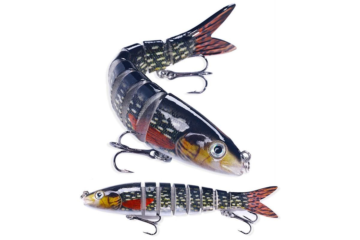 5 Pcs Jointed Fishing Lures Set Wobblers Swimbait Crankbait Hard Bait - Image 3