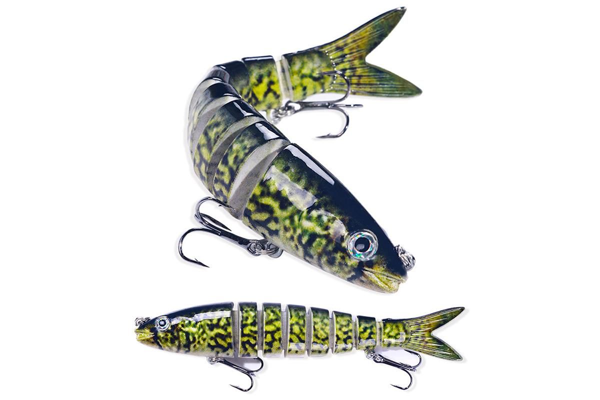 5 Pcs Jointed Fishing Lures Set Wobblers Swimbait Crankbait Hard Bait - Image 4