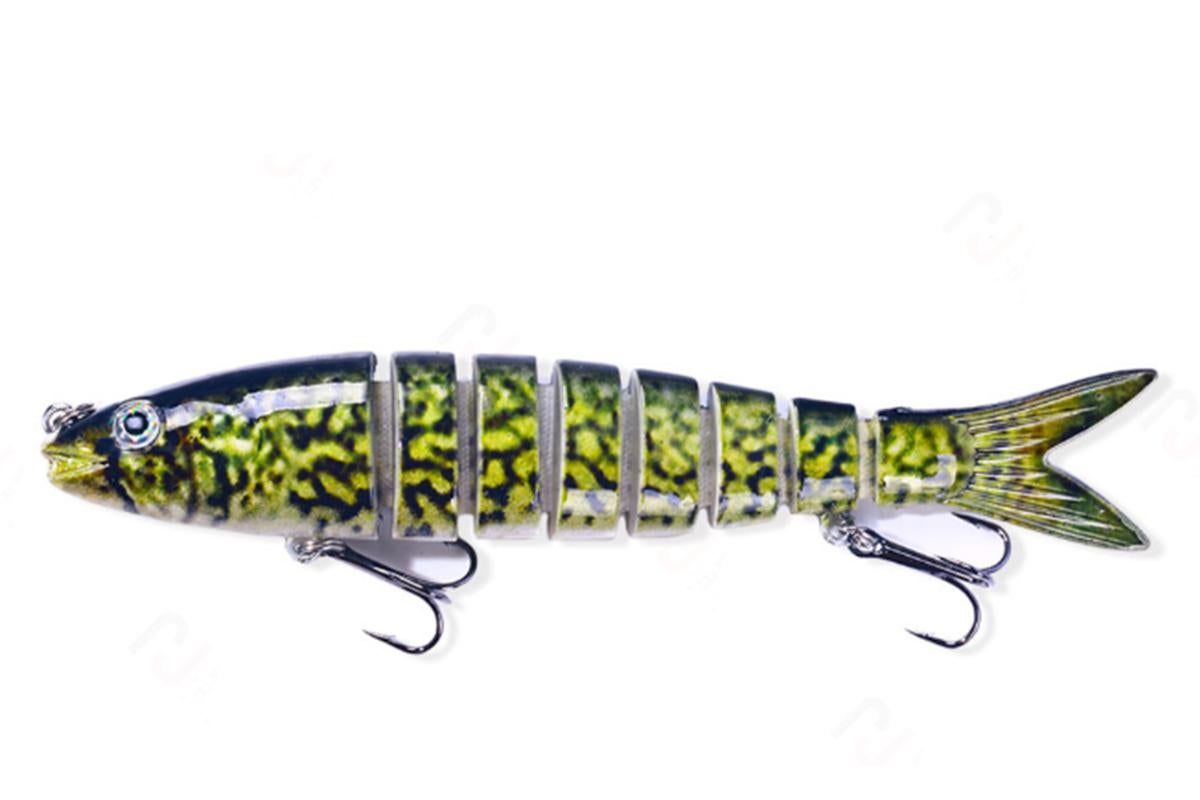 5 Pcs Jointed Fishing Lures Set Wobblers Swimbait Crankbait Hard Bait - Image 5