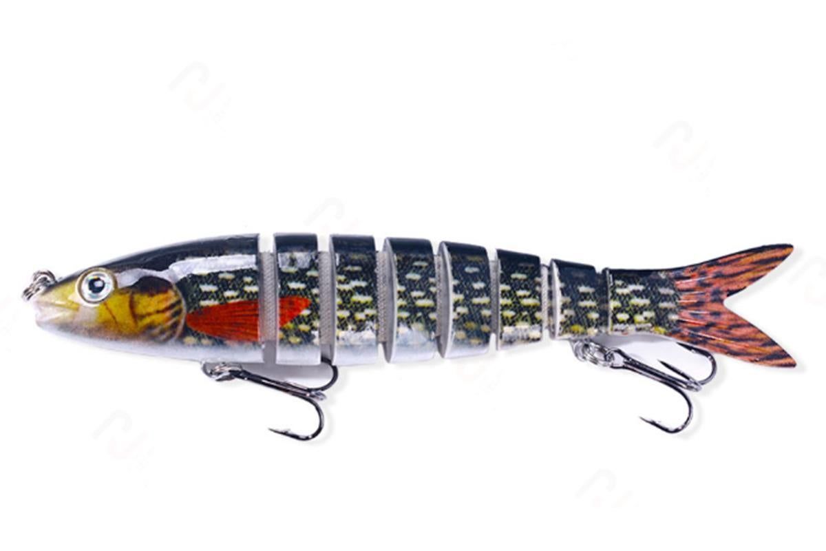 5 Pcs Jointed Fishing Lures Set Wobblers Swimbait Crankbait Hard Bait - Image 6