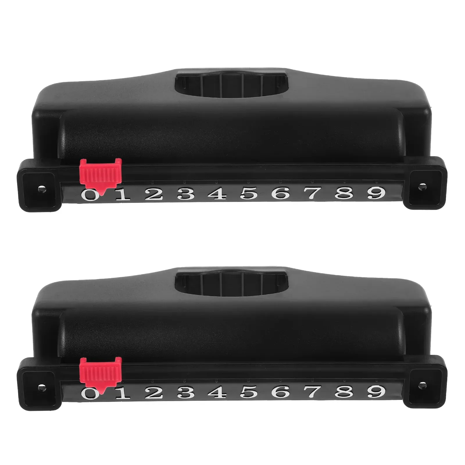 2Pcs Air Hockey Ice Hockey Table Scorekeepers Field Accessories Plastic Goal Counters Scoring Boxes - Black - Image 1