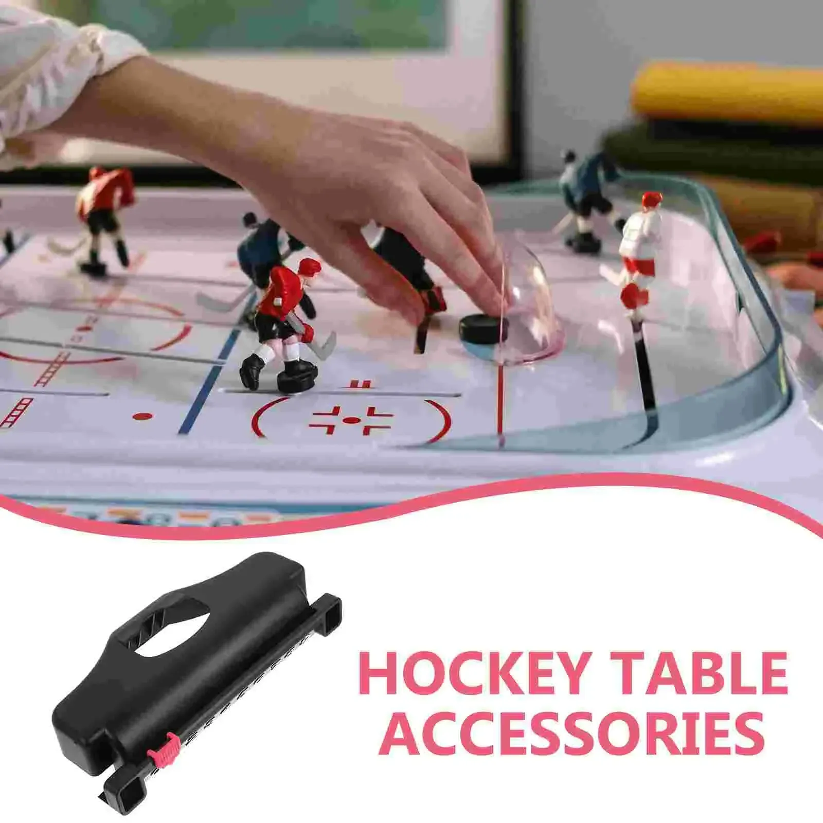 2Pcs Air Hockey Ice Hockey Table Scorekeepers Field Accessories Plastic Goal Counters Scoring Boxes - Black - Image 7