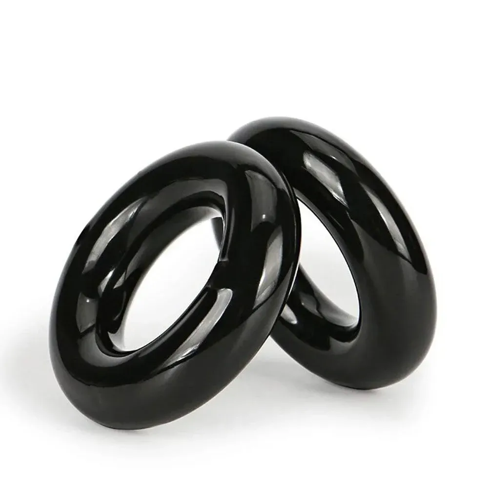 2PCS Golf Swing Trainer Weight Power Swing Ring for Golf Clubs Training Aid - 2pcs Two-Tone - Image 3