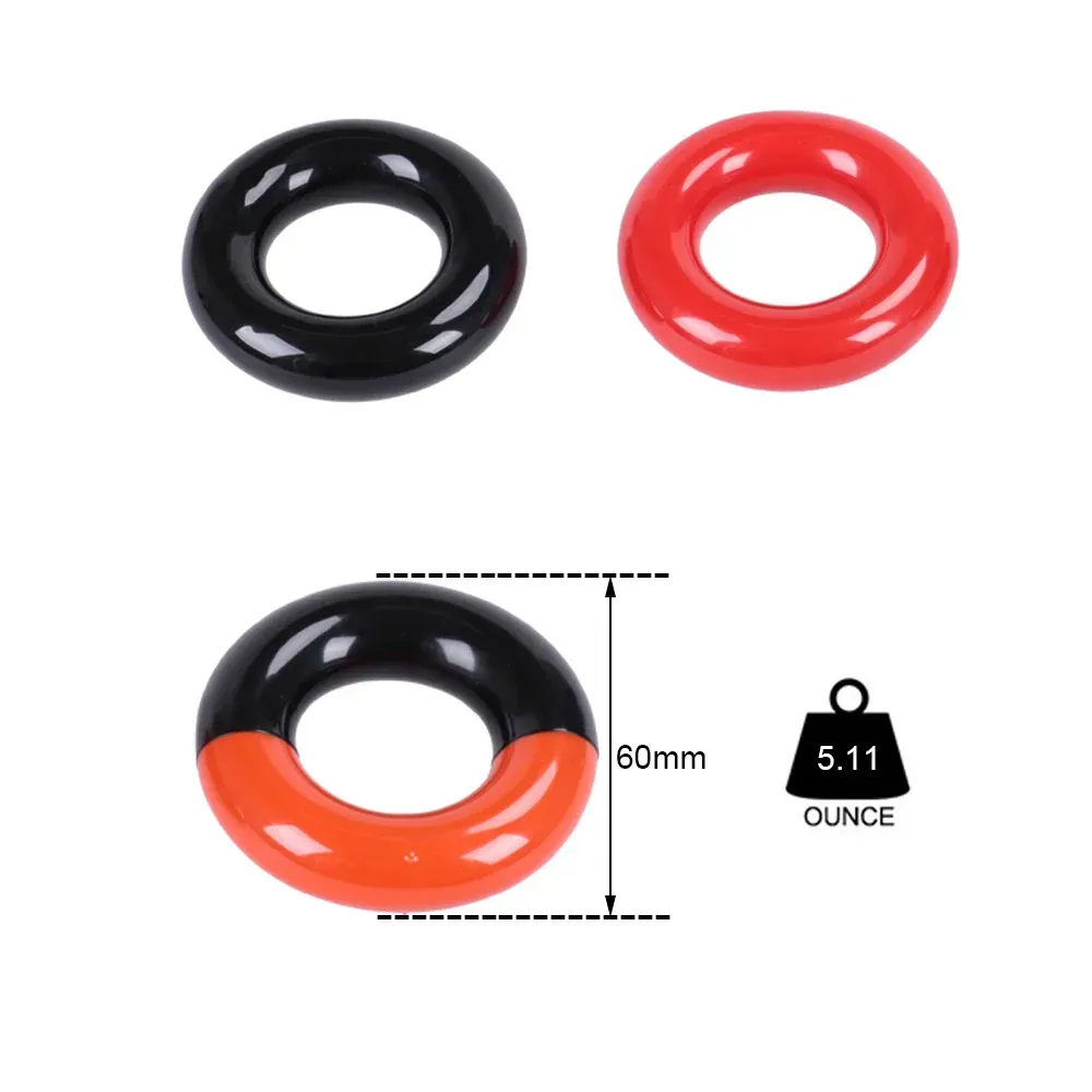 2PCS Golf Swing Trainer Weight Power Swing Ring for Golf Clubs Training Aid - 2pcs Two-Tone - Image 5