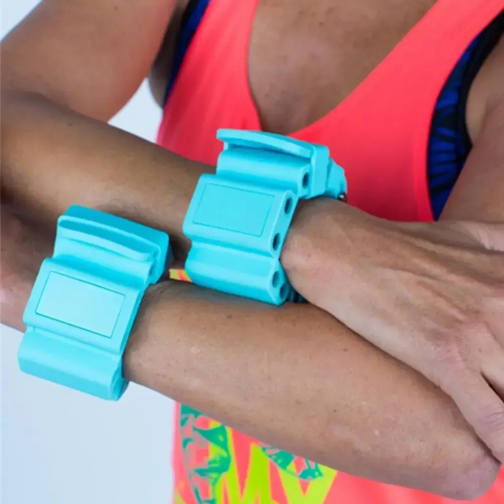 2Pcs Wrist Weights Adjustable Bracelet For Fitness Exercise Walking Jogging Yoga Gym - Pink - Image 5