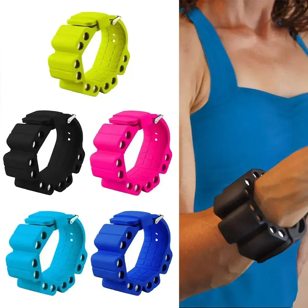 2Pcs Wrist Weights Adjustable Bracelet For Fitness Exercise Walking Jogging Yoga Gym - Pink - Image 7