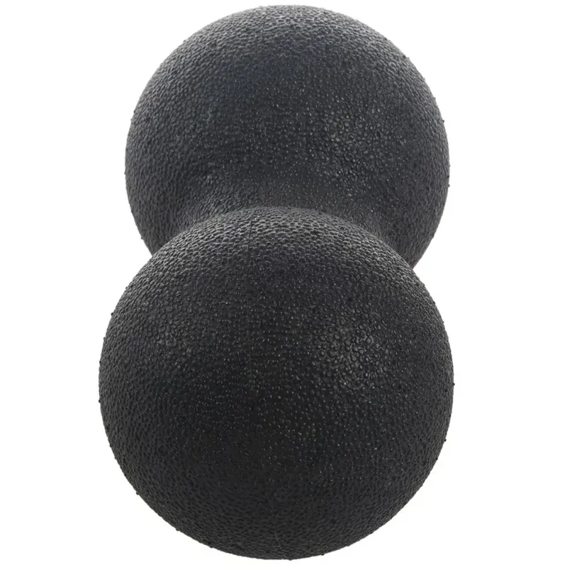 3X Fitness Peanut Massage Ball Fascia Massager Roller Pilates Yoga Gym Exercise Equipment - Black - Image 2