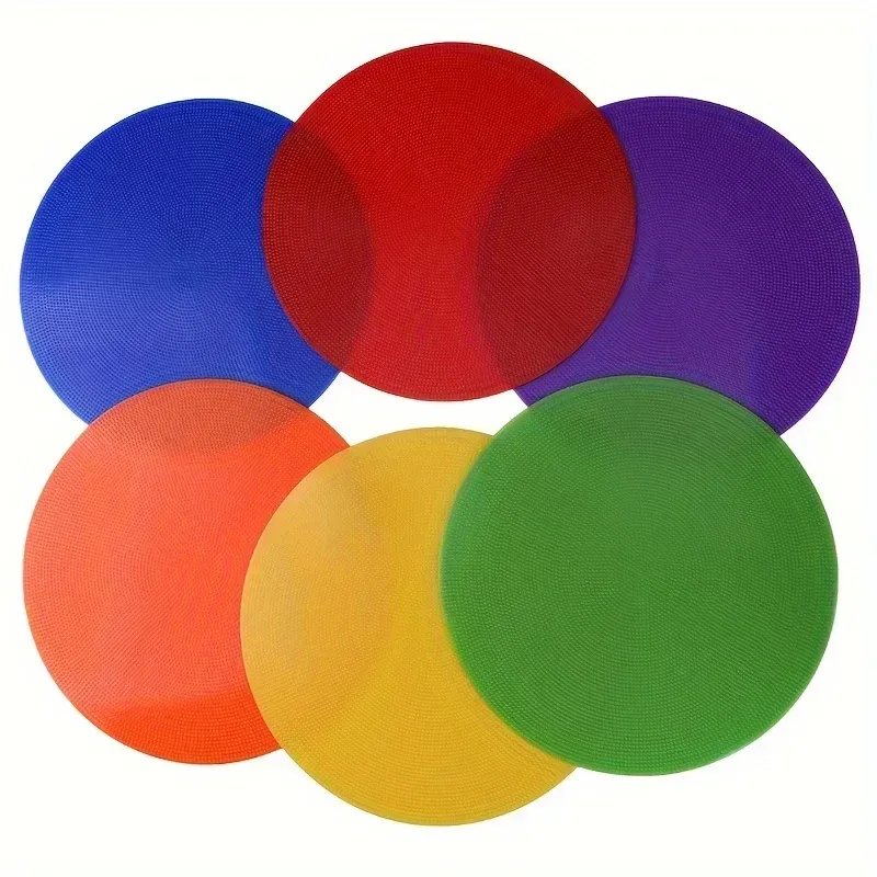 12Pcs Football Training Auxiliary Marker Disc Mat Game Sport Teach Tool - Image 4