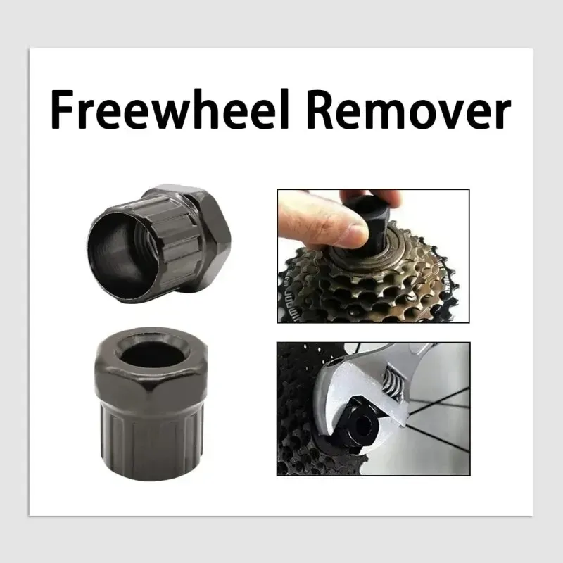 6 Pcs Bike Tool Kit For Mountain Bike With 3-in-1 Cassette Remover Wrench Chain Breaker - 6 Pcs Set - Image 3
