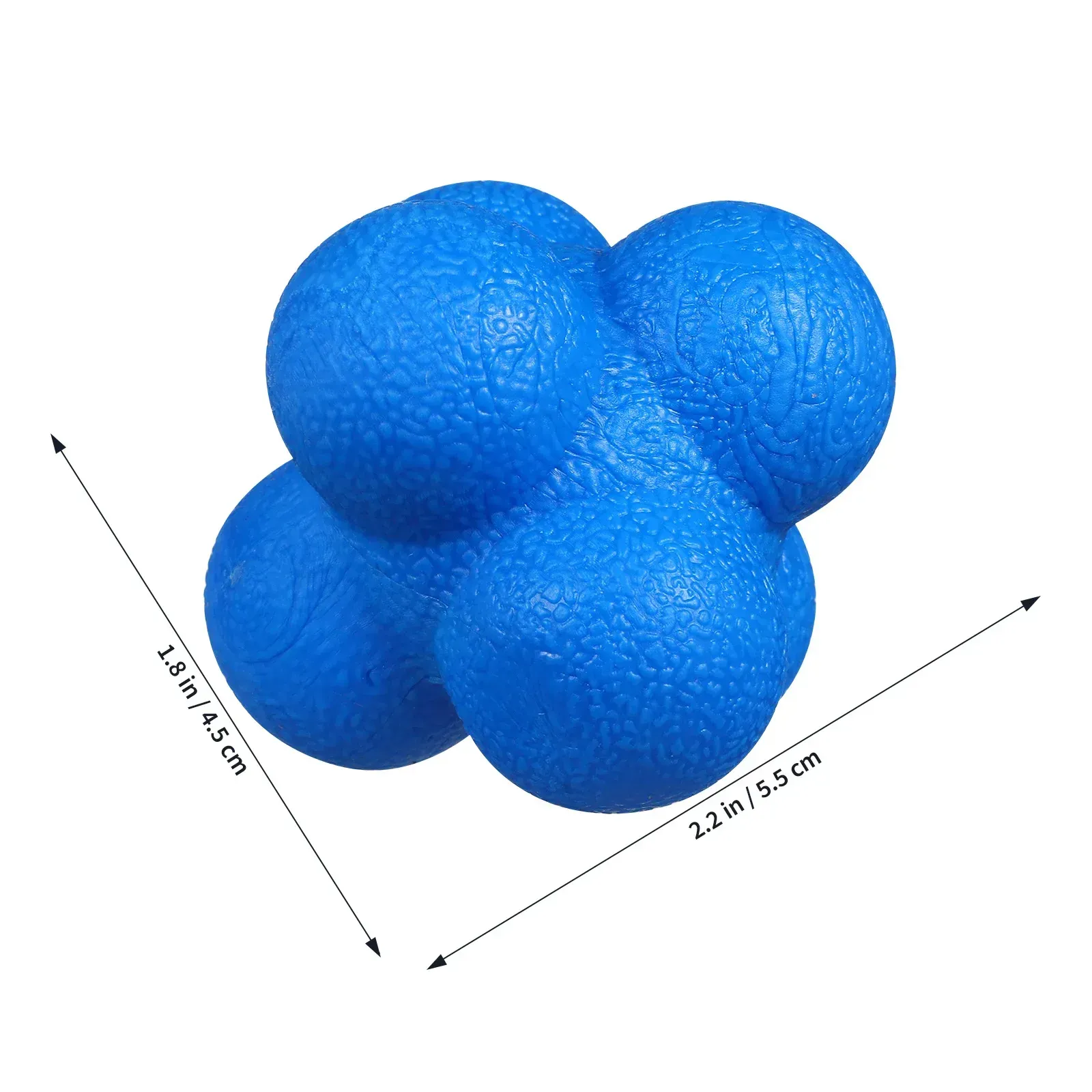 6 Pcs Reaction Ball Bounce Ball Reflex Equipment Agility Balls Fitness Exercise Sports Training Accessories - Image 3