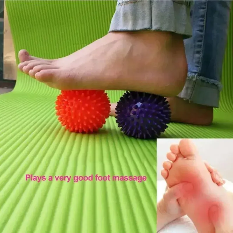 7cm Fitness Physiotherapy PVC Massage Ball Relieve Plantar Fasciitis Portable Body Building Sports Equipment - Image 5