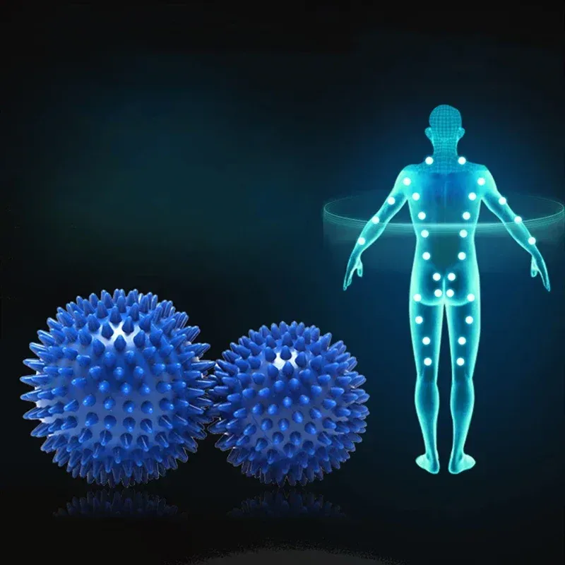 7cm Fitness Physiotherapy PVC Massage Ball Relieve Plantar Fasciitis Portable Body Building Sports Equipment - Image 6