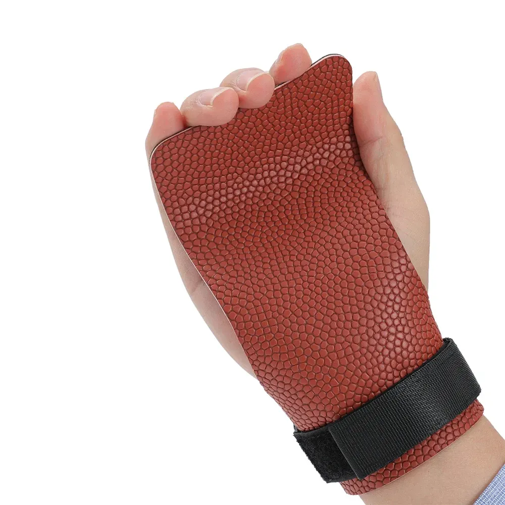 Basketball Hand Grips for Pull-ups Cross Training Gymnastics Weightlifting Palm Protector - Red M - Image 6