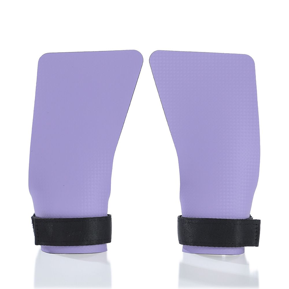 Basketball Hand Grips for Pull-ups Cross Training Gymnastics Weightlifting Palm Protector - Purple L - Image 1