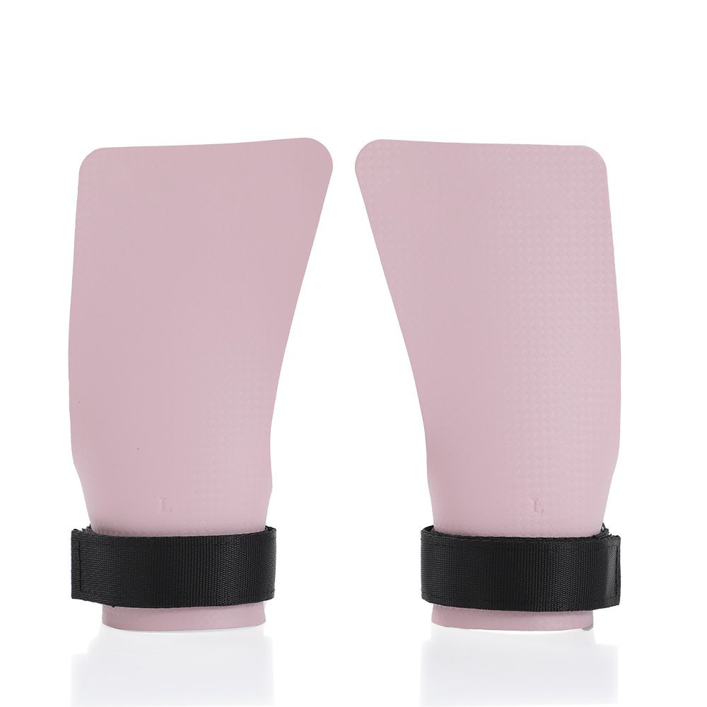 Basketball Hand Grips for Pull-ups Cross Training Gymnastics Weightlifting Palm Protector - Pink XL - Image 1