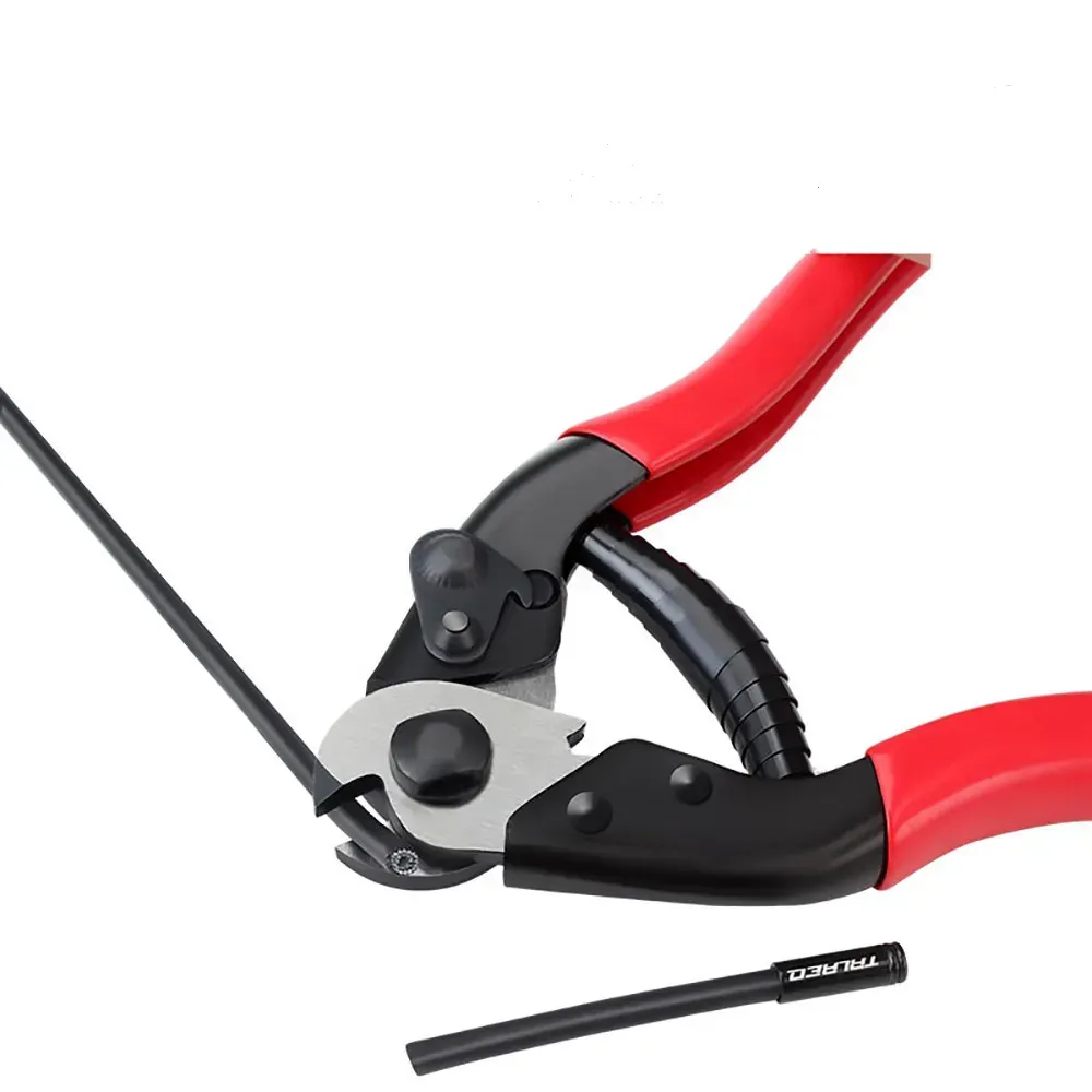 Bicycle Brake Shift Cable Cutter Bike Spoke Cutting Pliers MTB Cycling Repair Tool Brake Line Tube Plier - Red - Image 2