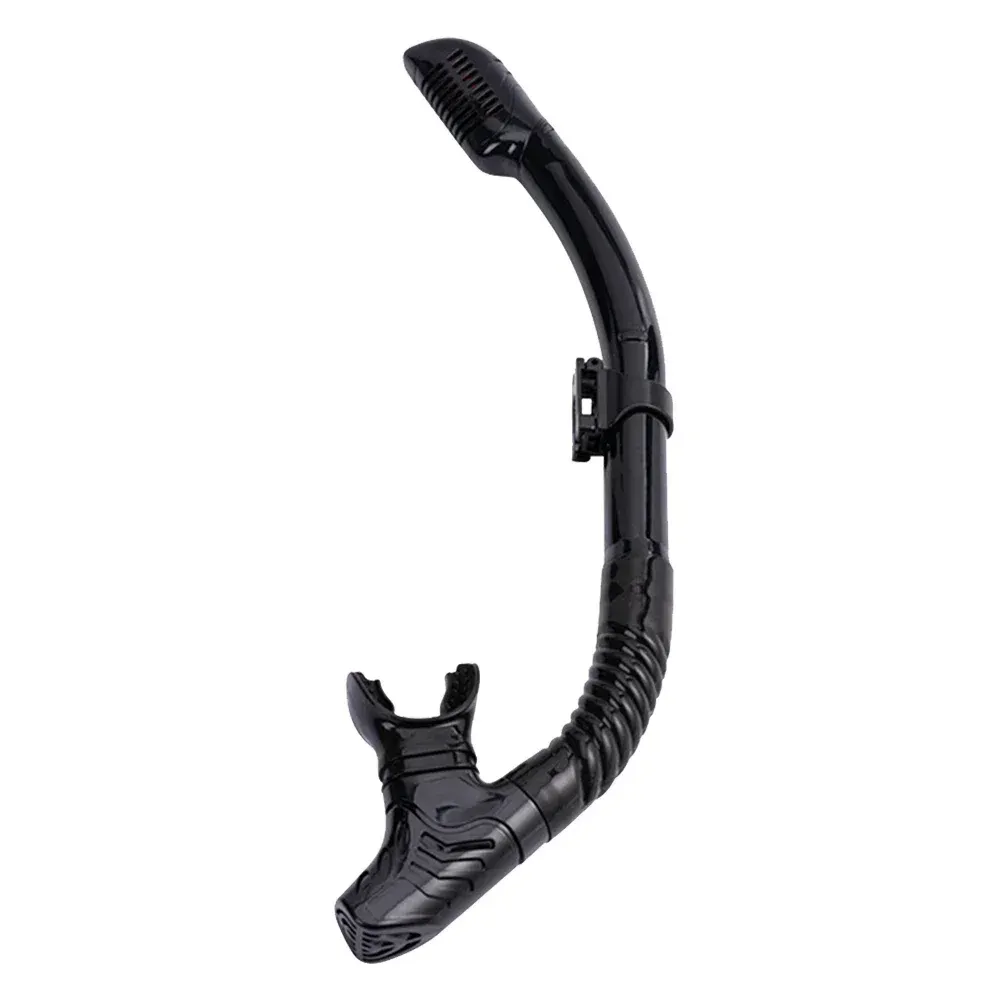 Diving Snorkel Underwater Diving Air Breathing Tube Snorkeling Equipment - Black - Image 1