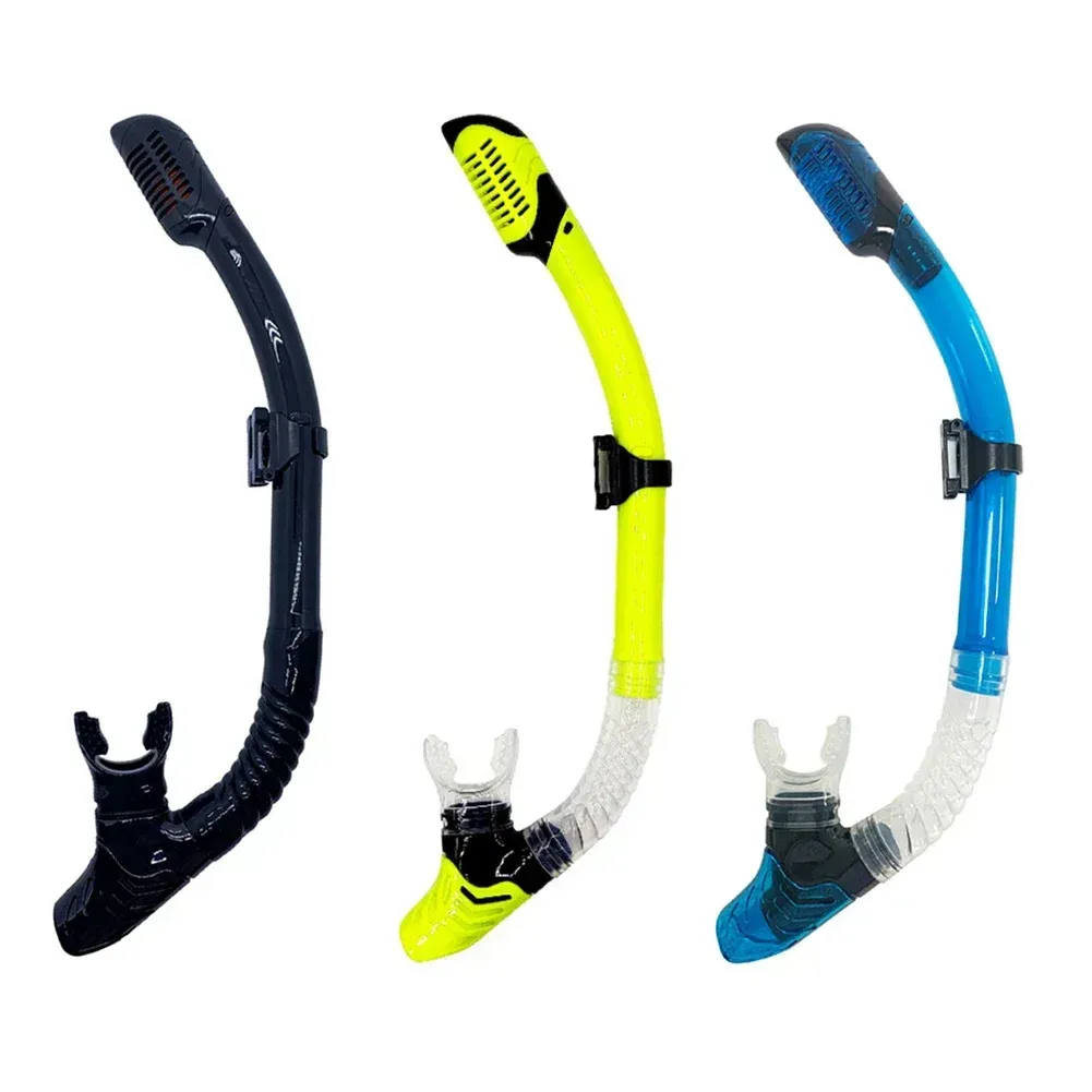 Diving Snorkel Underwater Diving Air Breathing Tube Snorkeling Equipment - Black - Image 2