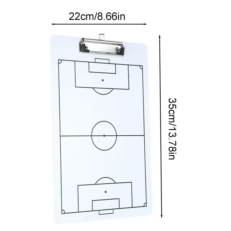 Football Tactical Board Training Erasable Portable Blackboard for Coach Guidance - White - Image 7