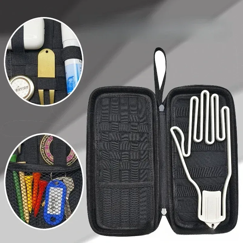 Golf Accessories Sorting Bag Glove Holder Gloves Mark Tees Fork Storage - Black - Image 3