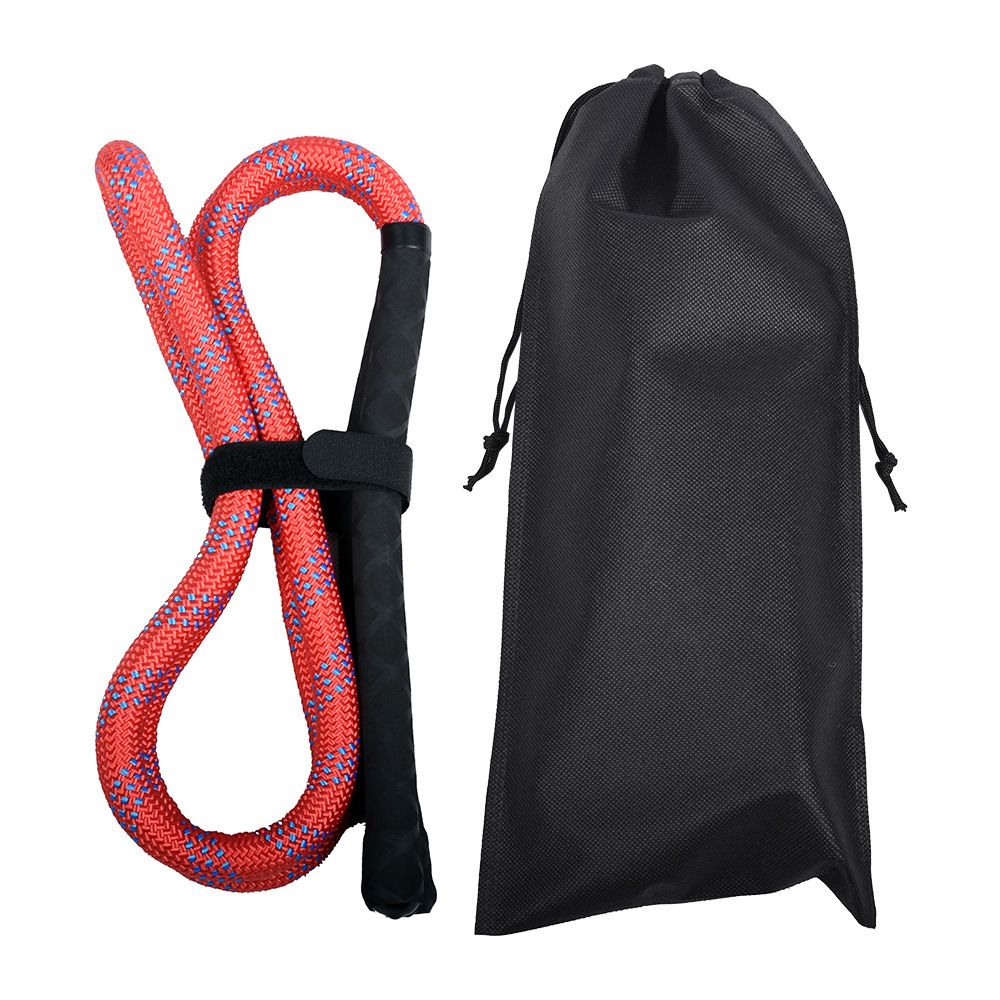 Golf Swing Practice Trainer Rope for Beginners Golf Gesture Correction Portable - Red With Black - Image 1