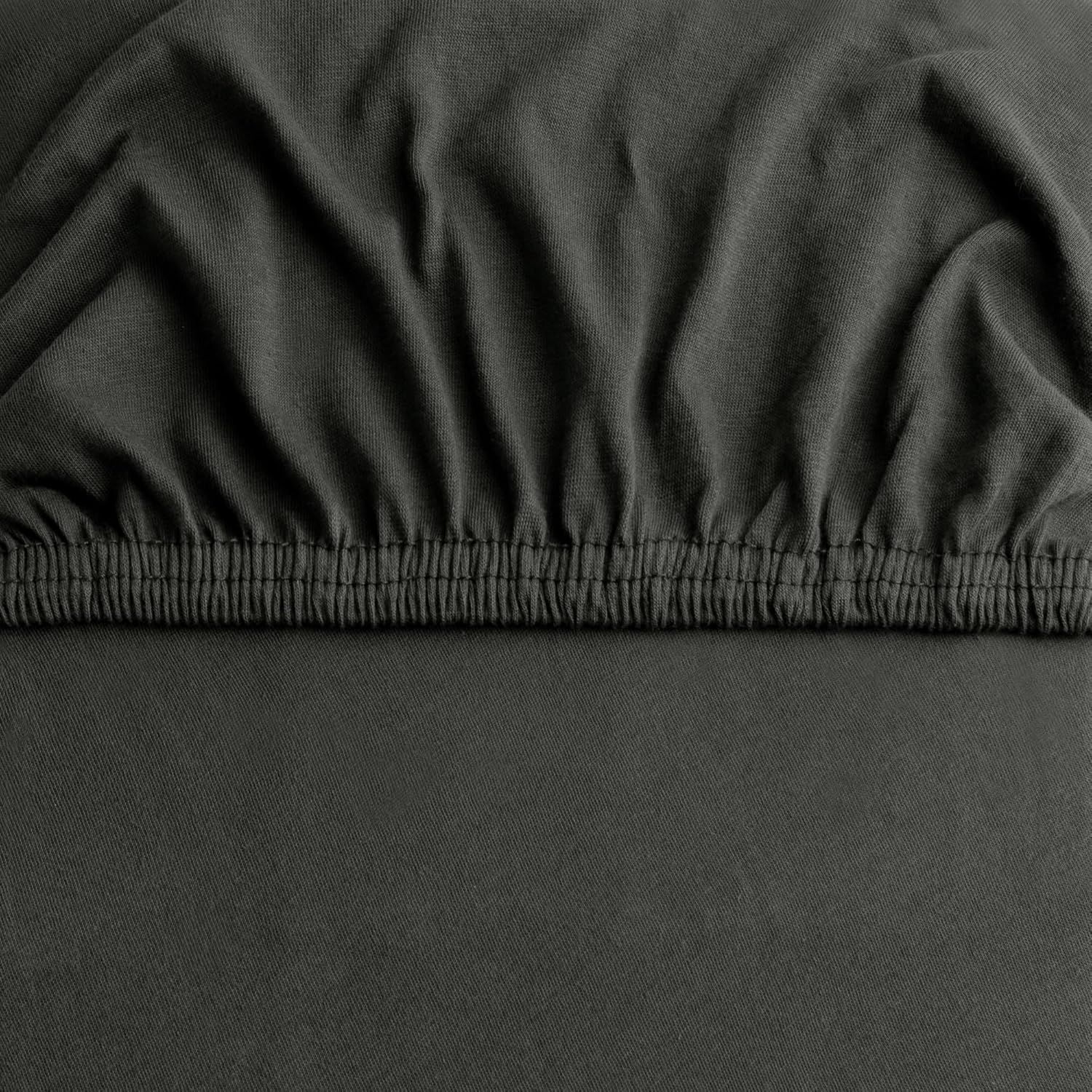 Hotel Quality Fitted sheets - 2 Piece Fitted sheets  -Breathable Bedding - Wrinkle, Fade, Stain Resistant- 26inch/40cm Deep Pocket Fitted Bed Sheet-Wrinkle and Fade Resistant,(Dark gray,King Single) - Image 5