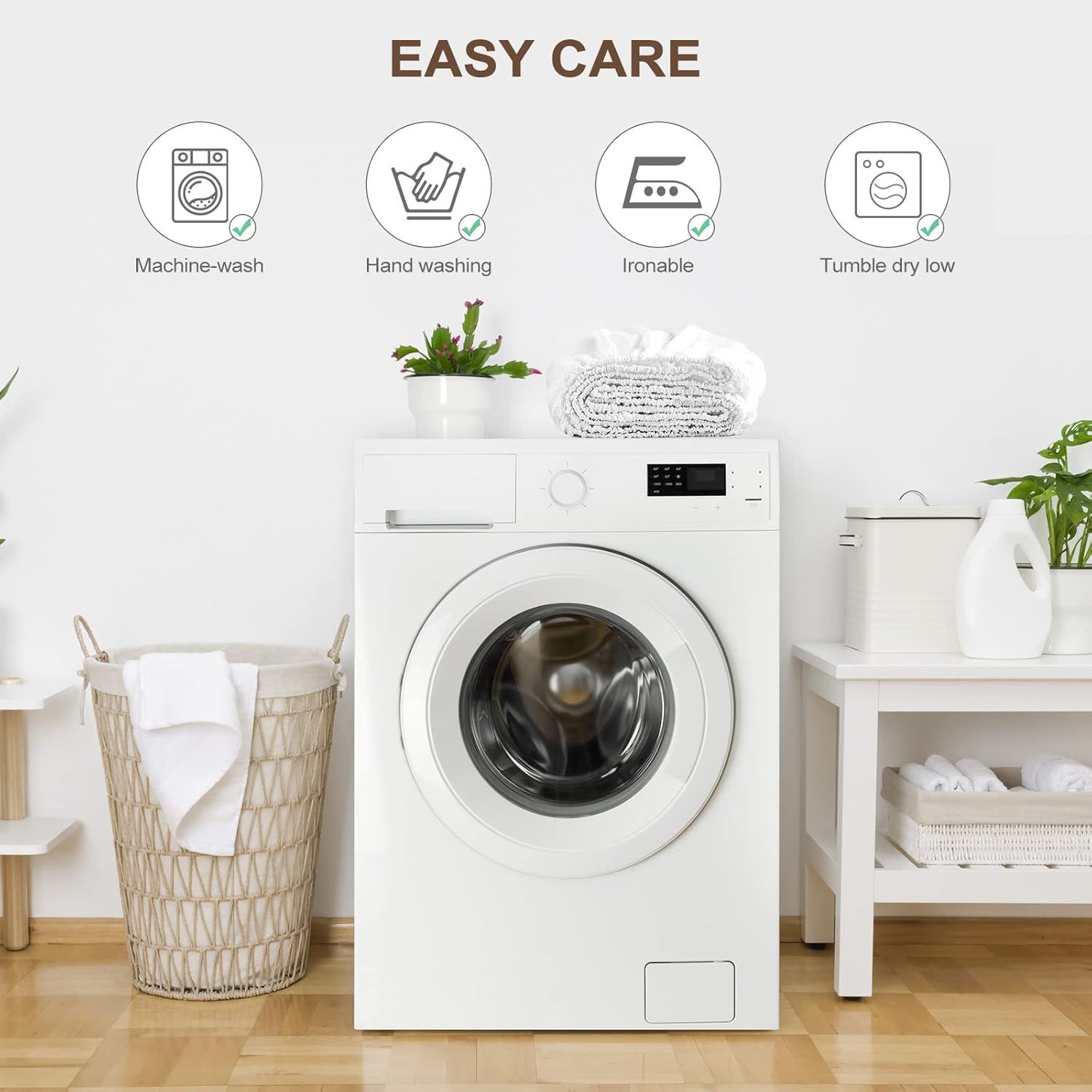 Hotel Quality Fitted sheets - 2 Piece Fitted sheets  -Breathable Bedding - Wrinkle, Fade, Stain Resistant- 26inch/40cm Deep Pocket Fitted Bed Sheet-Wrinkle and Fade Resistant,(Royal blue,Queen) - Image 6